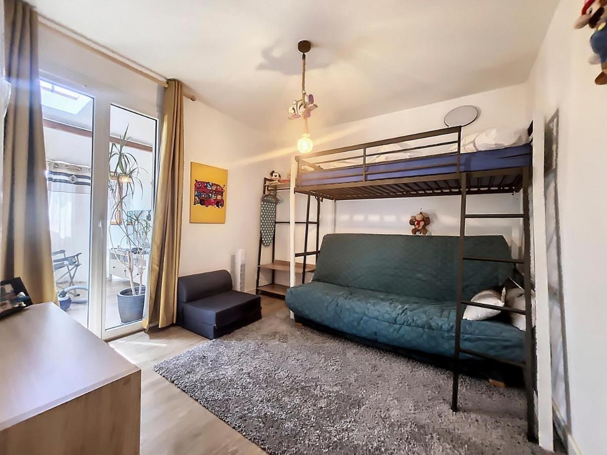 Apartamento L'Appart A La Plage Sainte-Marie-la-Mer Exterior foto
